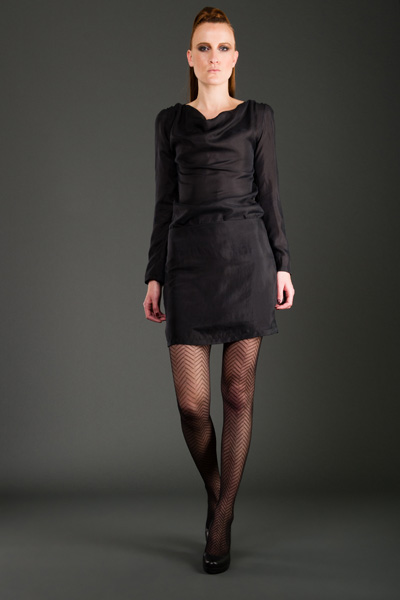 CIRCUS of FASHION Mode aus Berlin JANNA LENARTZ- Dress casual silk Foto Bernhard Volkwein _DSC7261